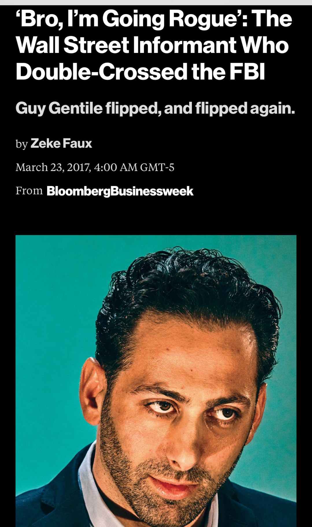 Bloomberg Businessweek feature